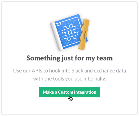 select a custom intergration